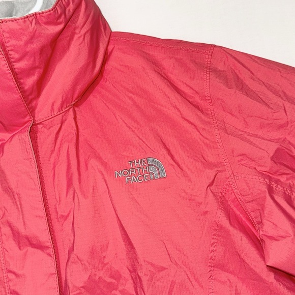 The North Face Hyvent Womens Jacket Large Hooded Windbreaker Rain Nylon Full Zip - Picture 9 of 11